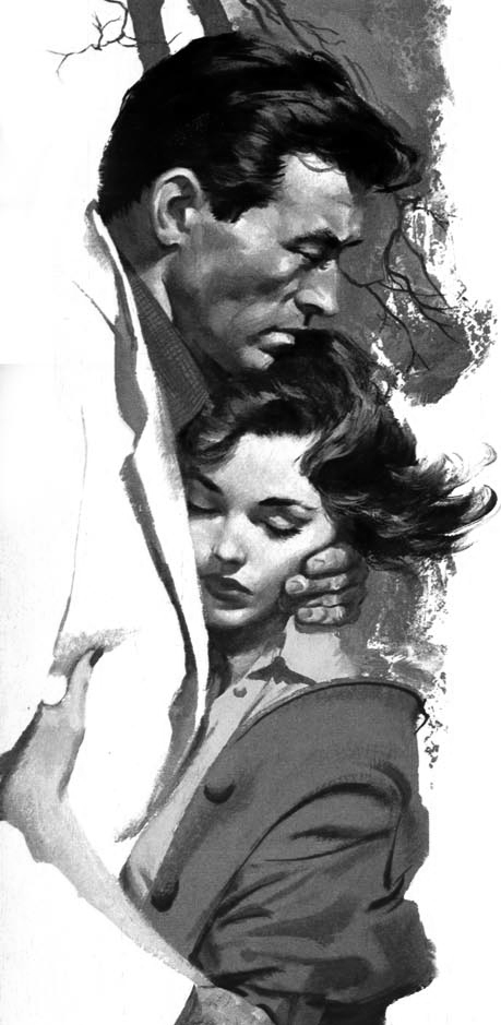 Lovers, Magazine Illustration by Frank McCarthy, c.1960